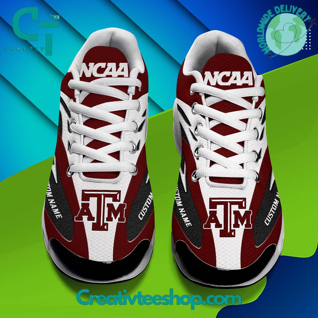 Ideafootwear Texas A&M Aggies TN Shoes Sneakers For Men And Women