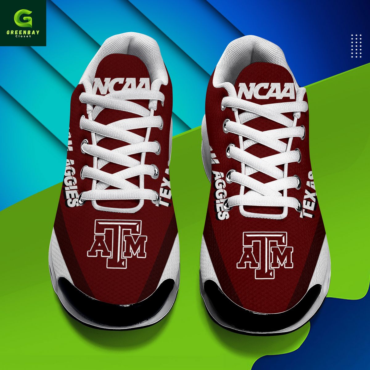 Ideafootwear Texas A&M Aggies TN Shoes Sneakers For Men And Women