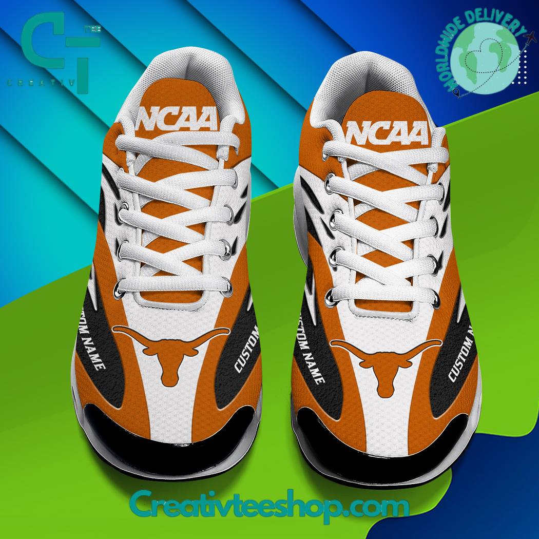 Ideafootwear Texas Longhorns TN Shoes Sneakers For Men And Women