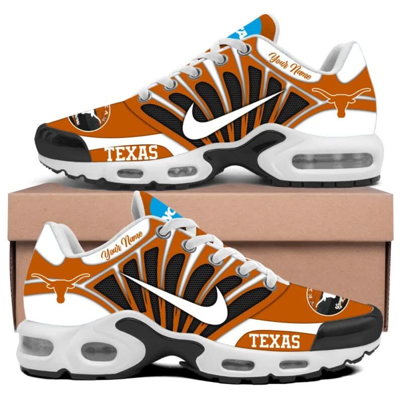 Ideafootwear Texas Longhorns TN Shoes Sneakers For Men And Women