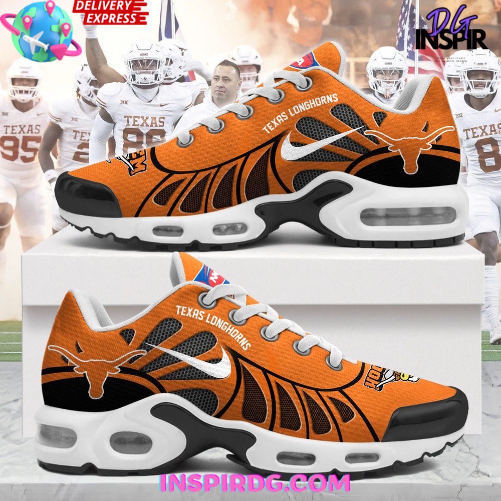 Ideafootwear Texas Longhorns TN Shoes Sneakers For Men And Women