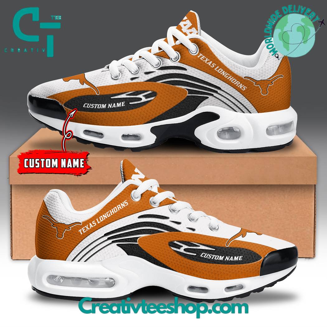 Ideafootwear Texas Longhorns TN Shoes Sneakers For Men And Women