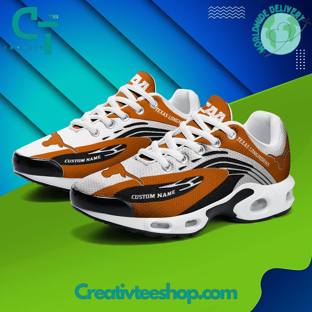 Ideafootwear Texas Longhorns TN Shoes Sneakers For Men And Women