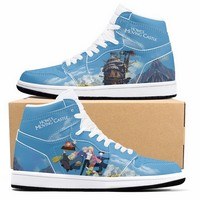 Ideafootwear The Best Howl's AJ1 High Sneakers Shoes For Men And Women