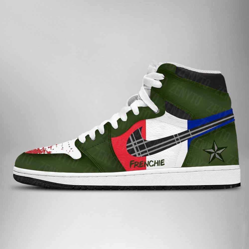 Ideafootwear The Boys Frenchie AJ1 High Sneakers Shoes For Men And Women