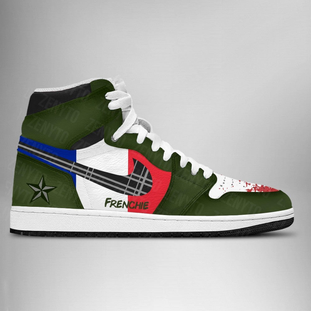 Ideafootwear The Boys Frenchie AJ1 High Sneakers Shoes For Men And Women