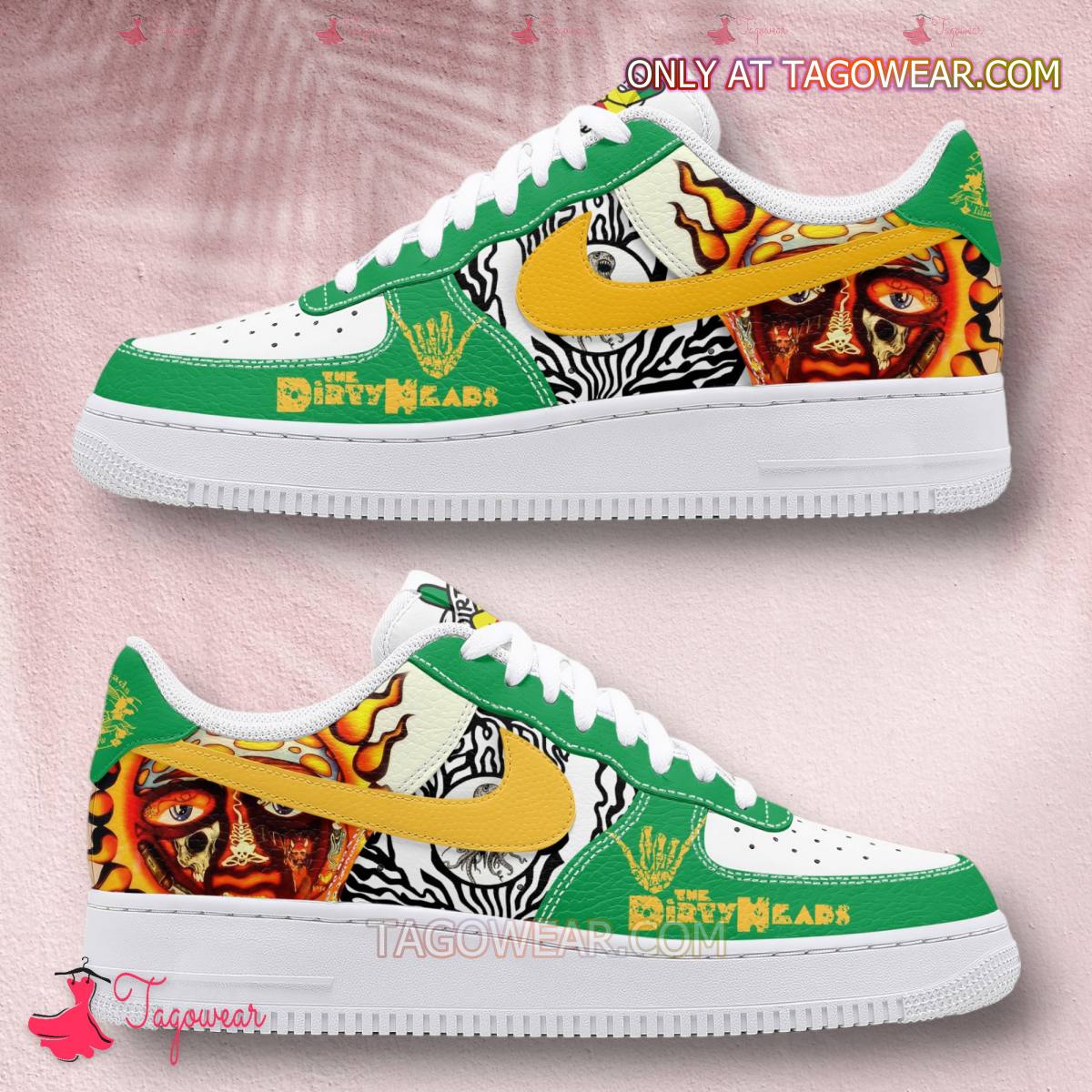 Ideafootwear The Dirty Heads Air Low-Top Sneakers Shoes For Men And Women 1