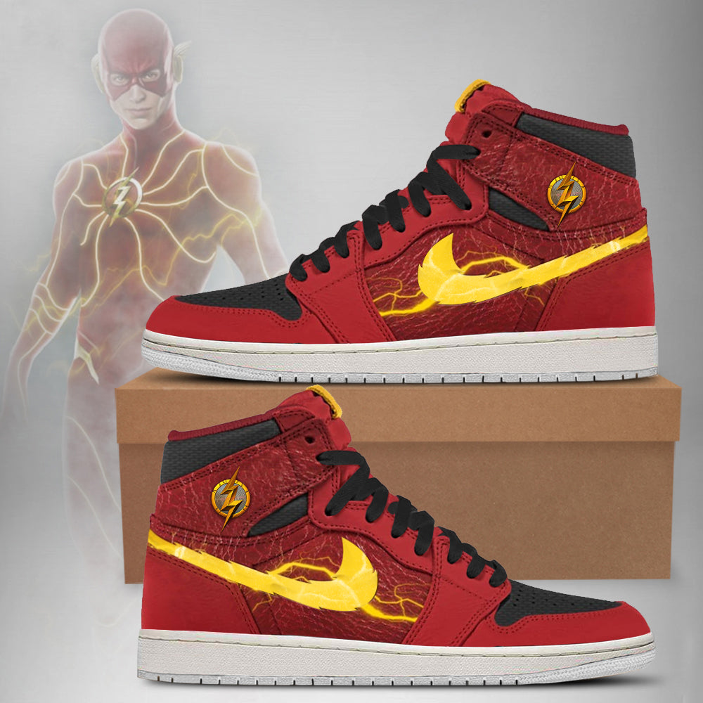 Ideafootwear The Flash AJ1 High Sneakers Shoes For Men And Women