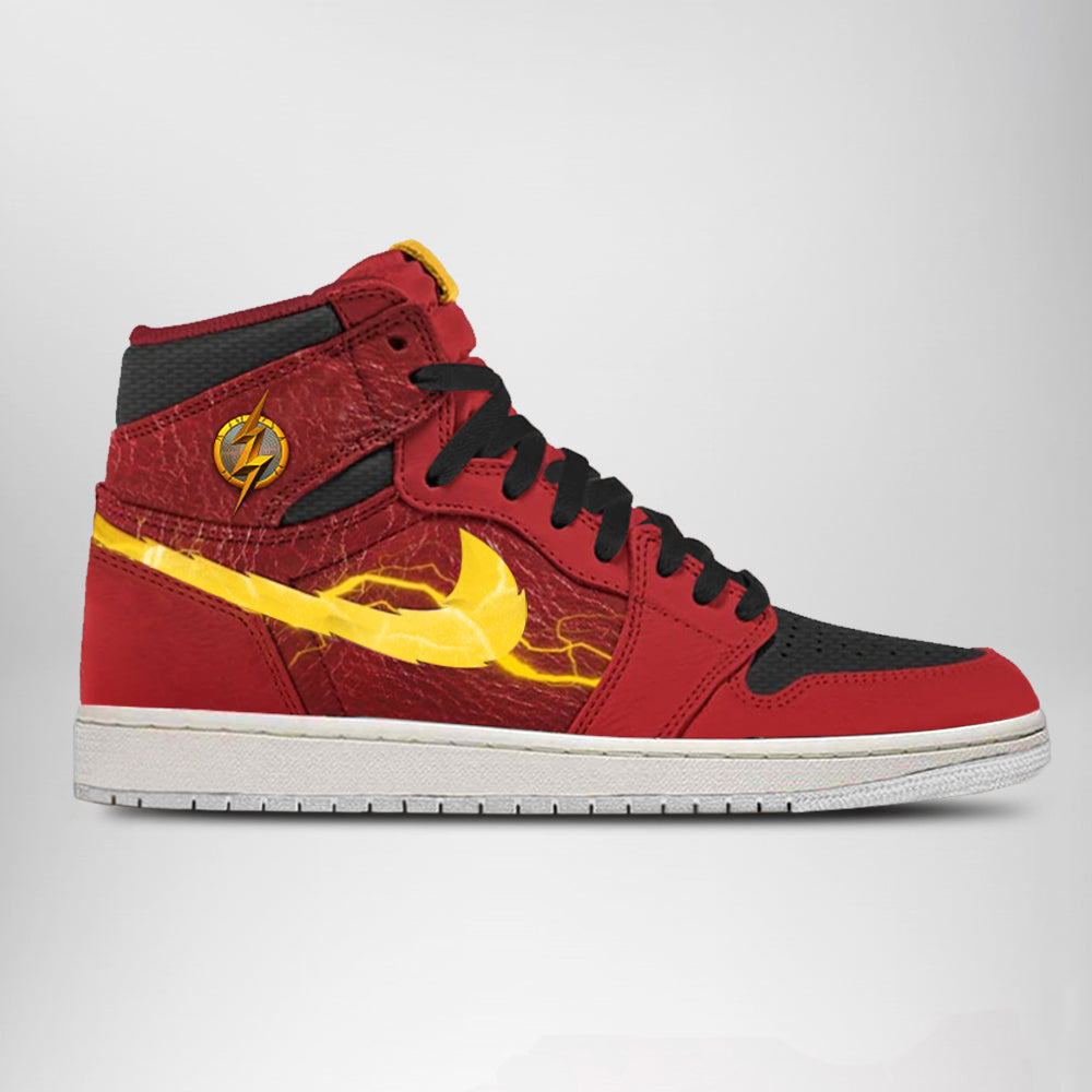 Ideafootwear The Flash AJ1 High Sneakers Shoes For Men And Women