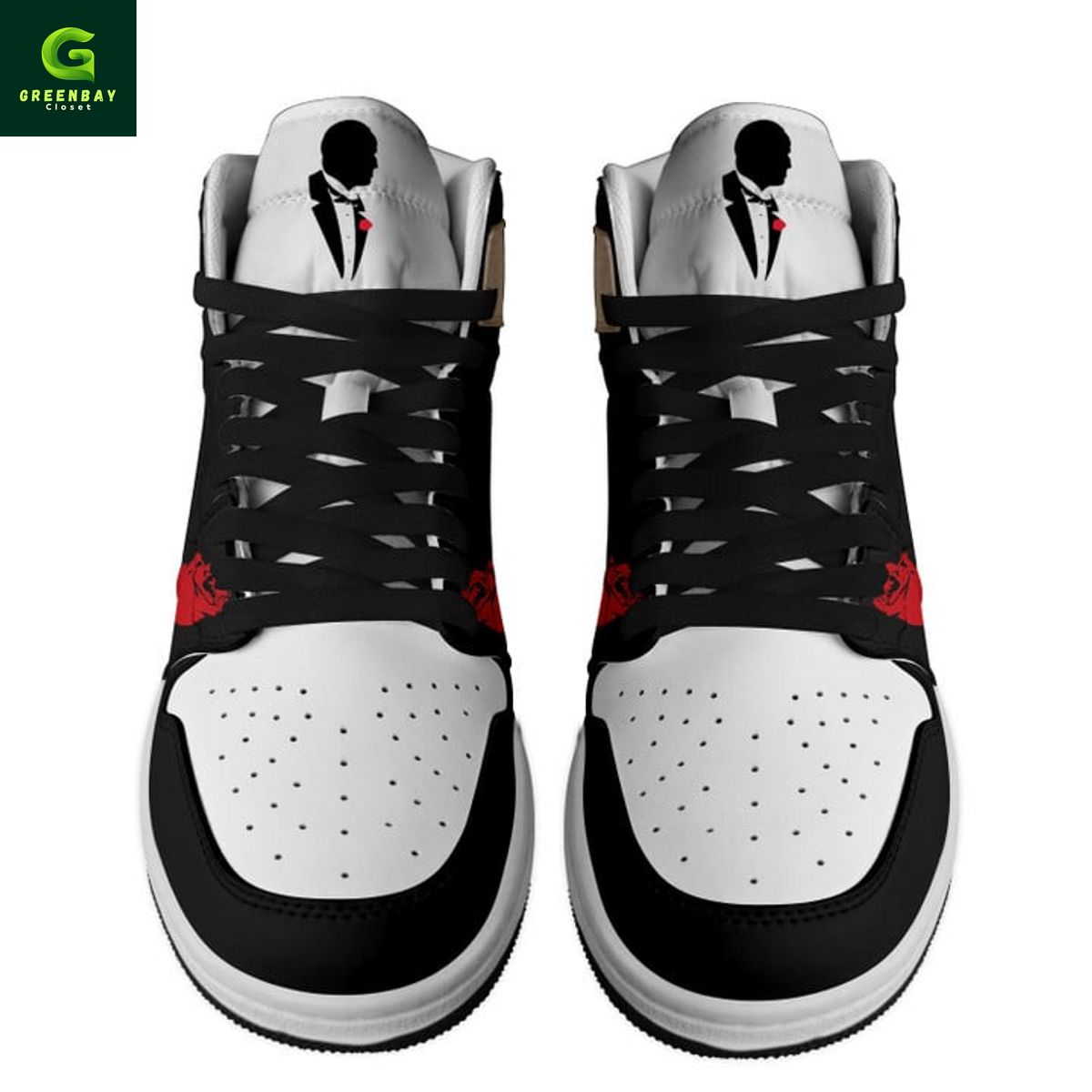 Ideafootwear The Godfather AJ1 High Sneakers Shoes For Men And Women