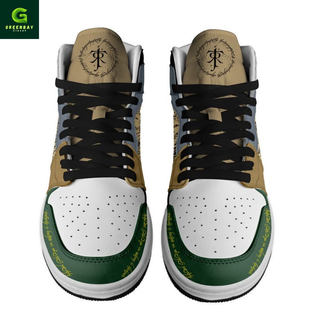 Ideafootwear The Lord Of The Rings AJ1 High Sneakers Shoes For Men And Women