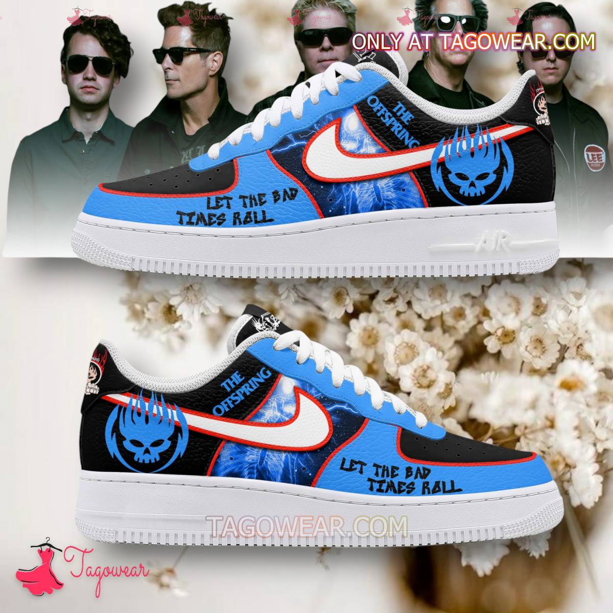 Ideafootwear The Offspring Air Low-Top Sneakers Shoes For Men And Women 1