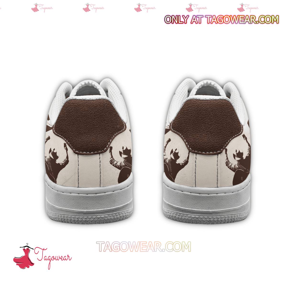 Ideafootwear Toby Keith Air Low-Top Sneakers Shoes For Men And Women 4