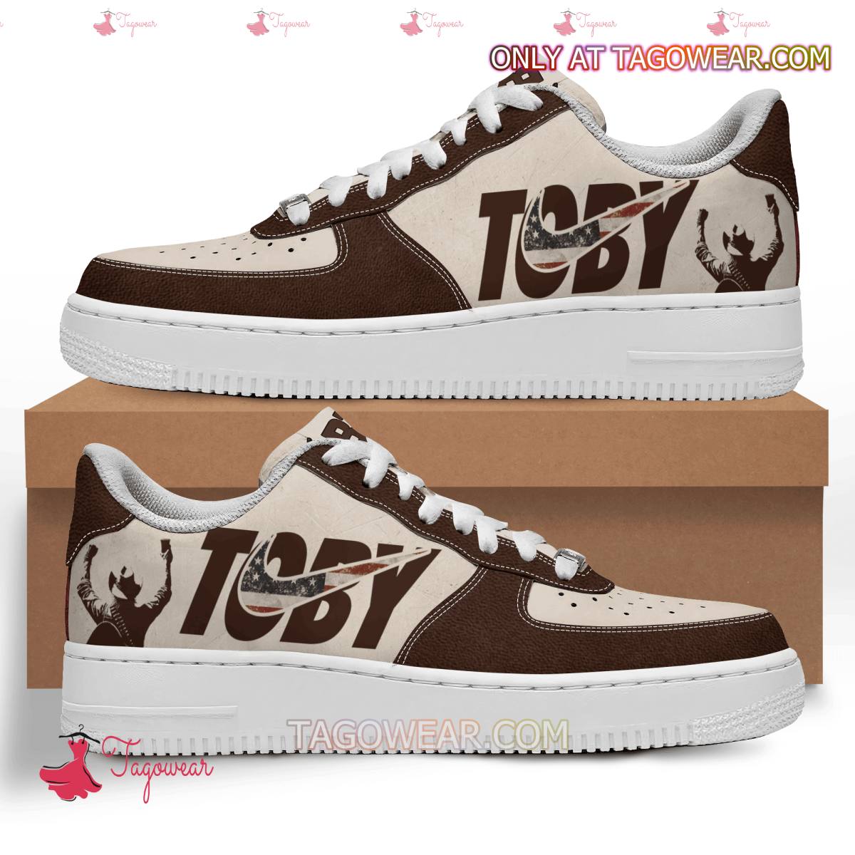 Ideafootwear Toby Keith Air Low-Top Sneakers Shoes For Men And Women 1