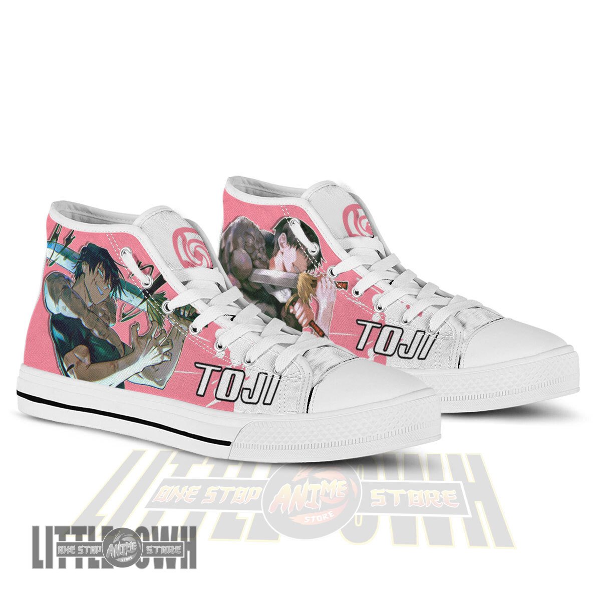 Ideafootwear Toji Fushiguro AJ1 High Sneakers Shoes For Men And Women
