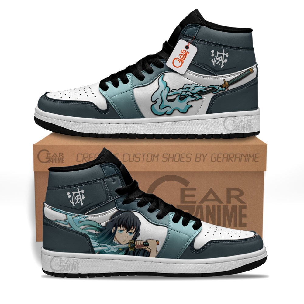 Ideafootwear Tokito Muichiro AJ1 High Sneakers Shoes For Men And Women