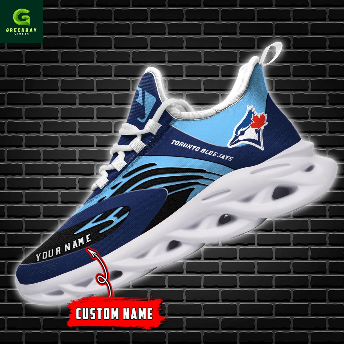 Ideafootwear Toronto Blue Jays Max Soul Shoes Sneakers For Men And Women