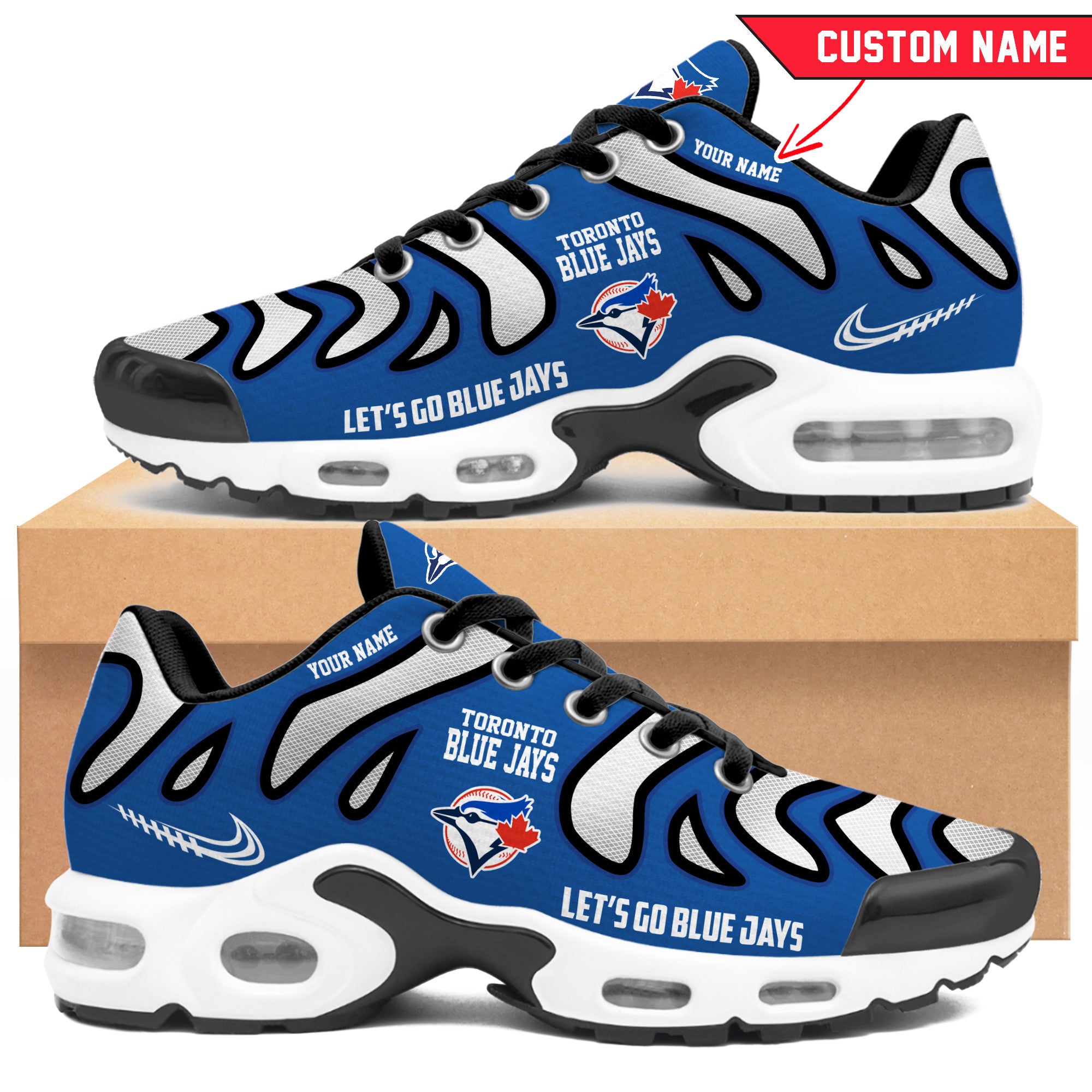 Ideafootwear Toronto Blue Jays TN Shoes Sneakers For Men And Women