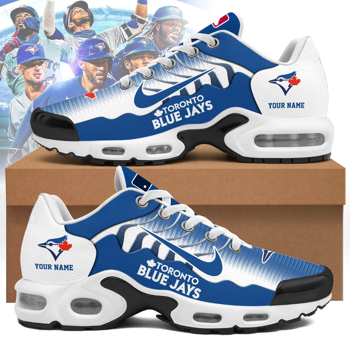 Ideafootwear Toronto Blue Jays TN Shoes Sneakers For Men And Women