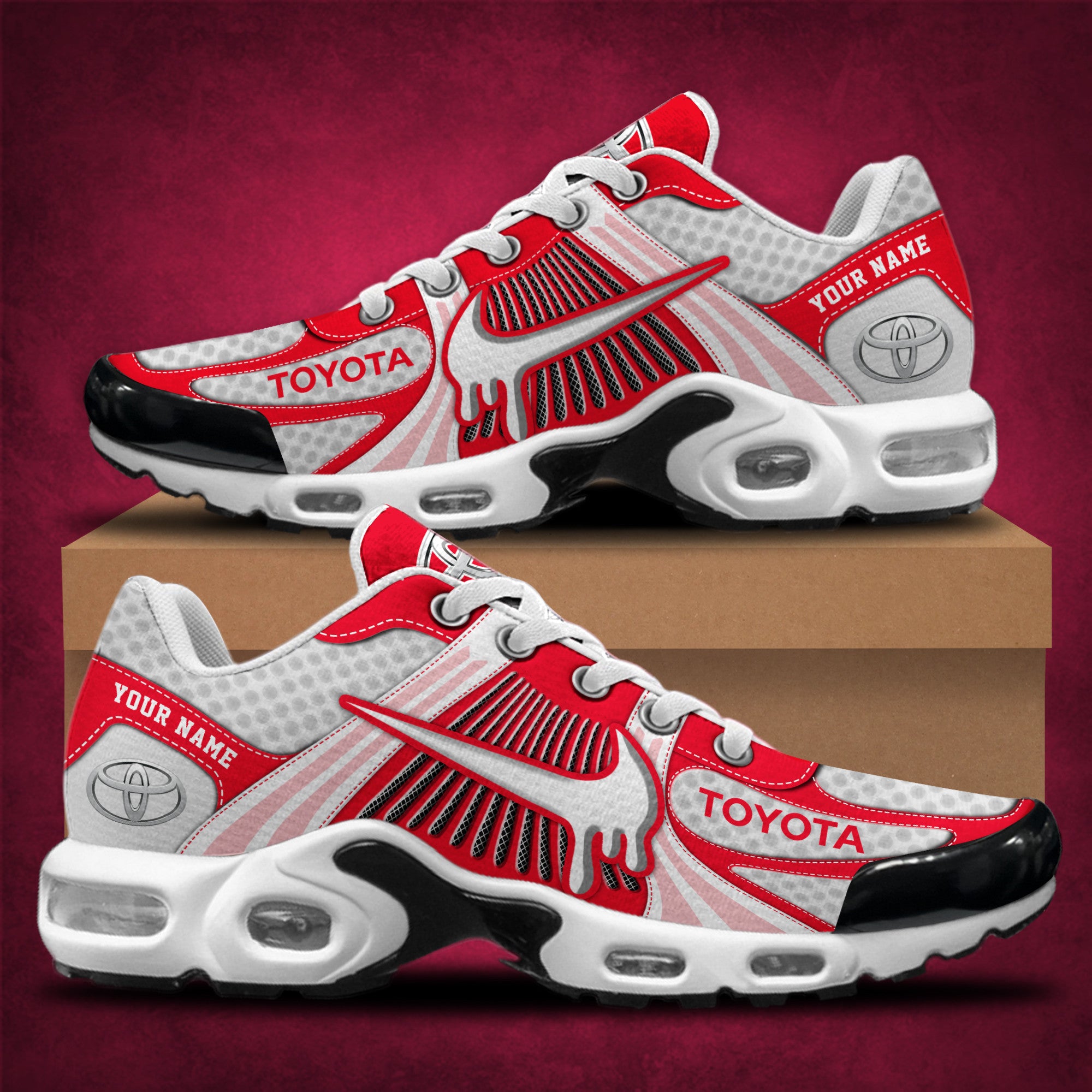 Ideafootwear Toyota TN Shoes Sneakers For Men And Women