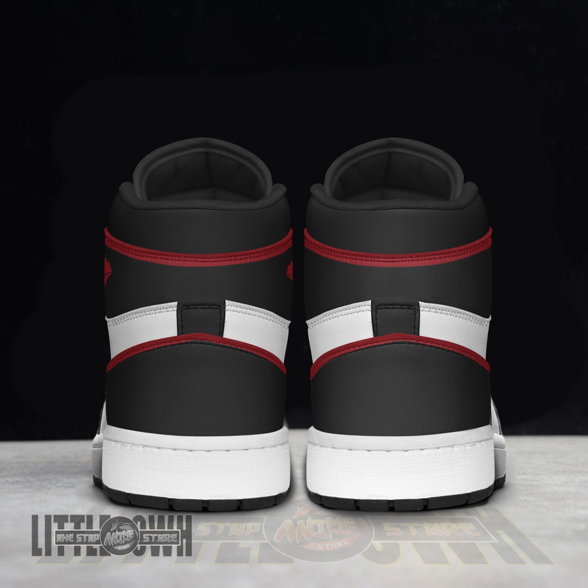Ideafootwear Tuxedo Mask AJ1 High Sneakers Shoes For Men And Women