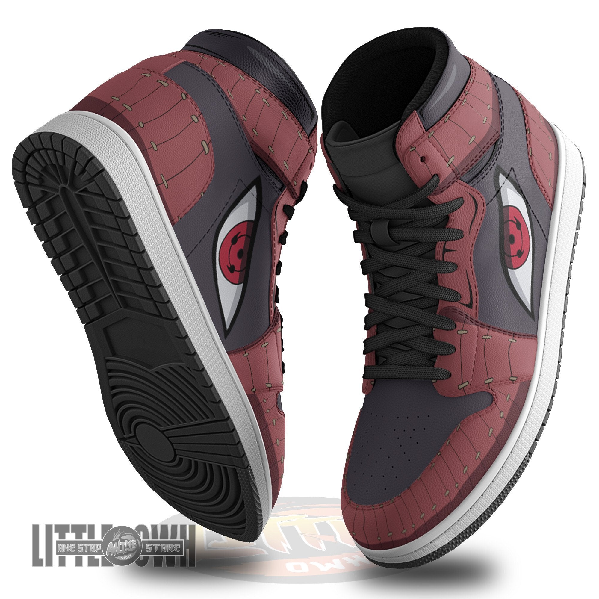 Ideafootwear Uchiha Madara AJ1 High Sneakers Shoes For Men And Women