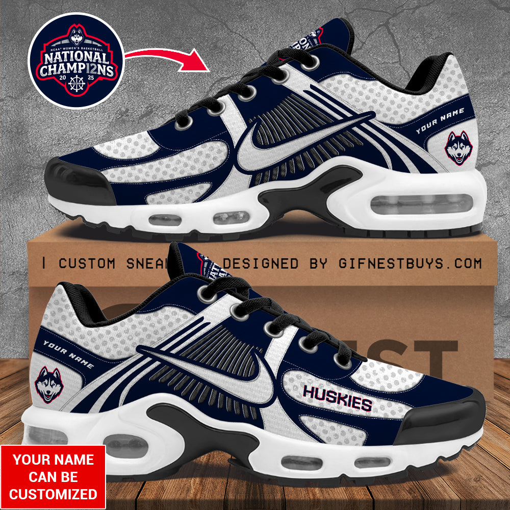 Ideafootwear UConn Huskies TN Shoes Sneakers For Men And Women
