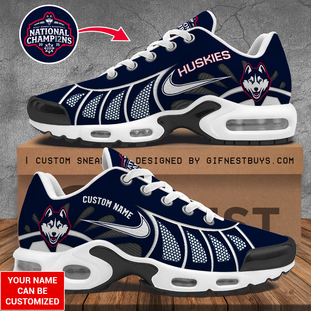 Ideafootwear UConn Huskies TN Shoes Sneakers For Men And Women