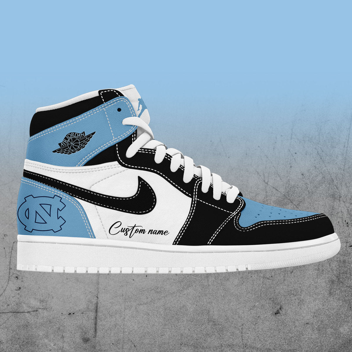 Ideafootwear University of North Carolina AJ1 High Sneakers Shoes For Men And Women