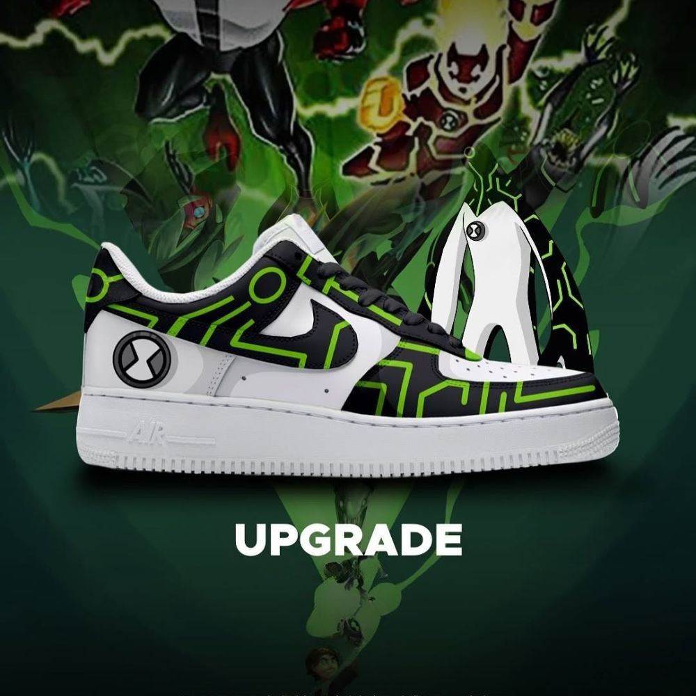 Ideafootwear Upgrade Ben 10 Air Low-Top Sneakers Shoes For Men And Women 1
