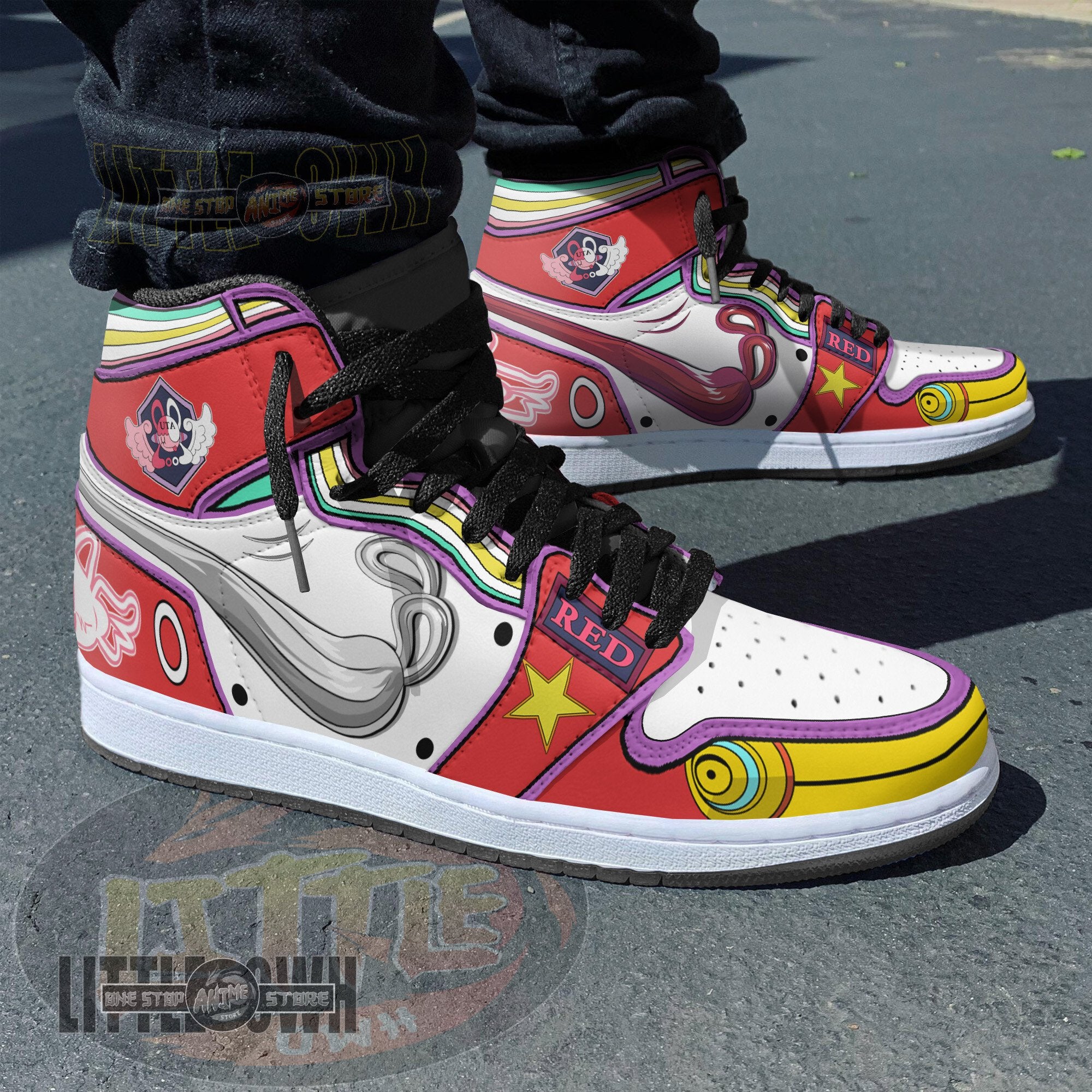 Ideafootwear Uta AJ1 High Sneakers Shoes For Men And Women