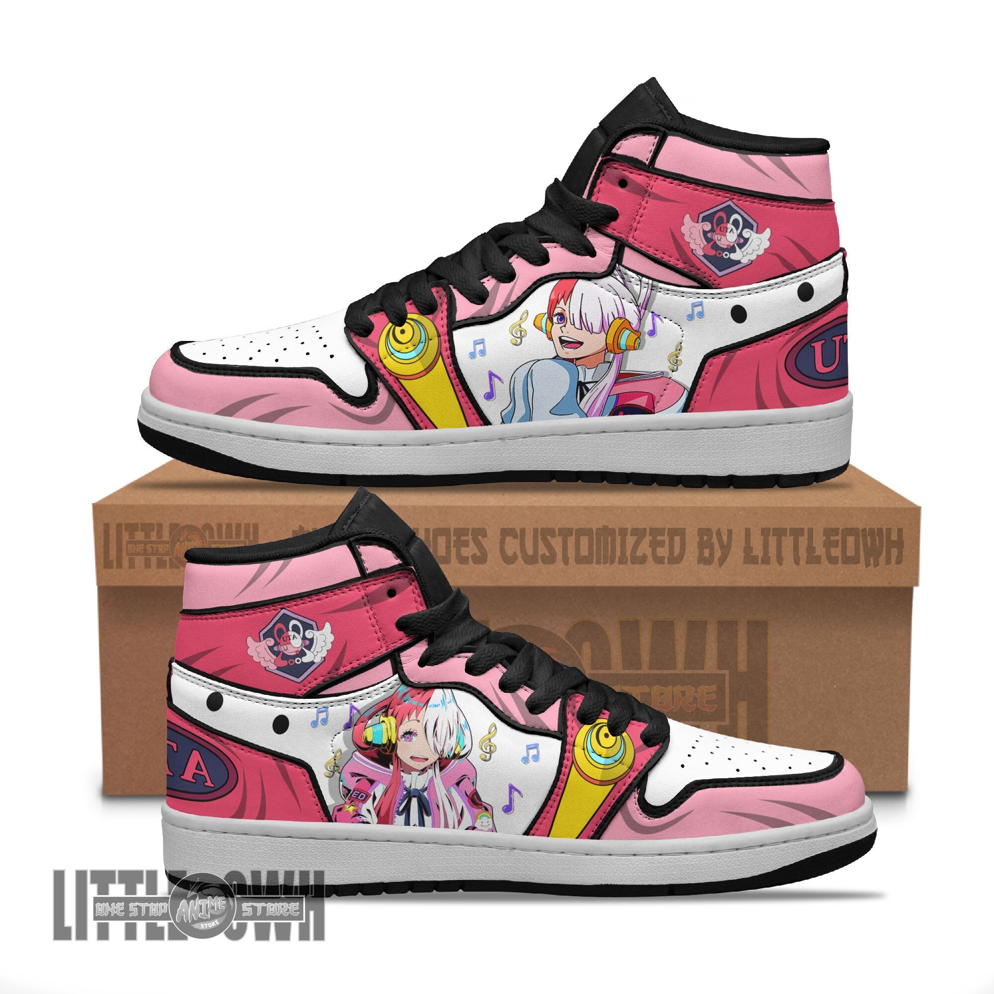 Ideafootwear Uta AJ1 High Sneakers Shoes For Men And Women