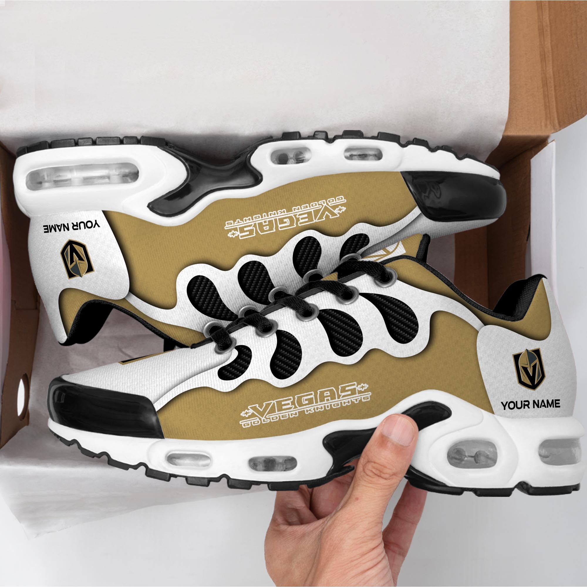 Ideafootwear Vegas Golden Knights TN Shoes Sneakers For Men And Women