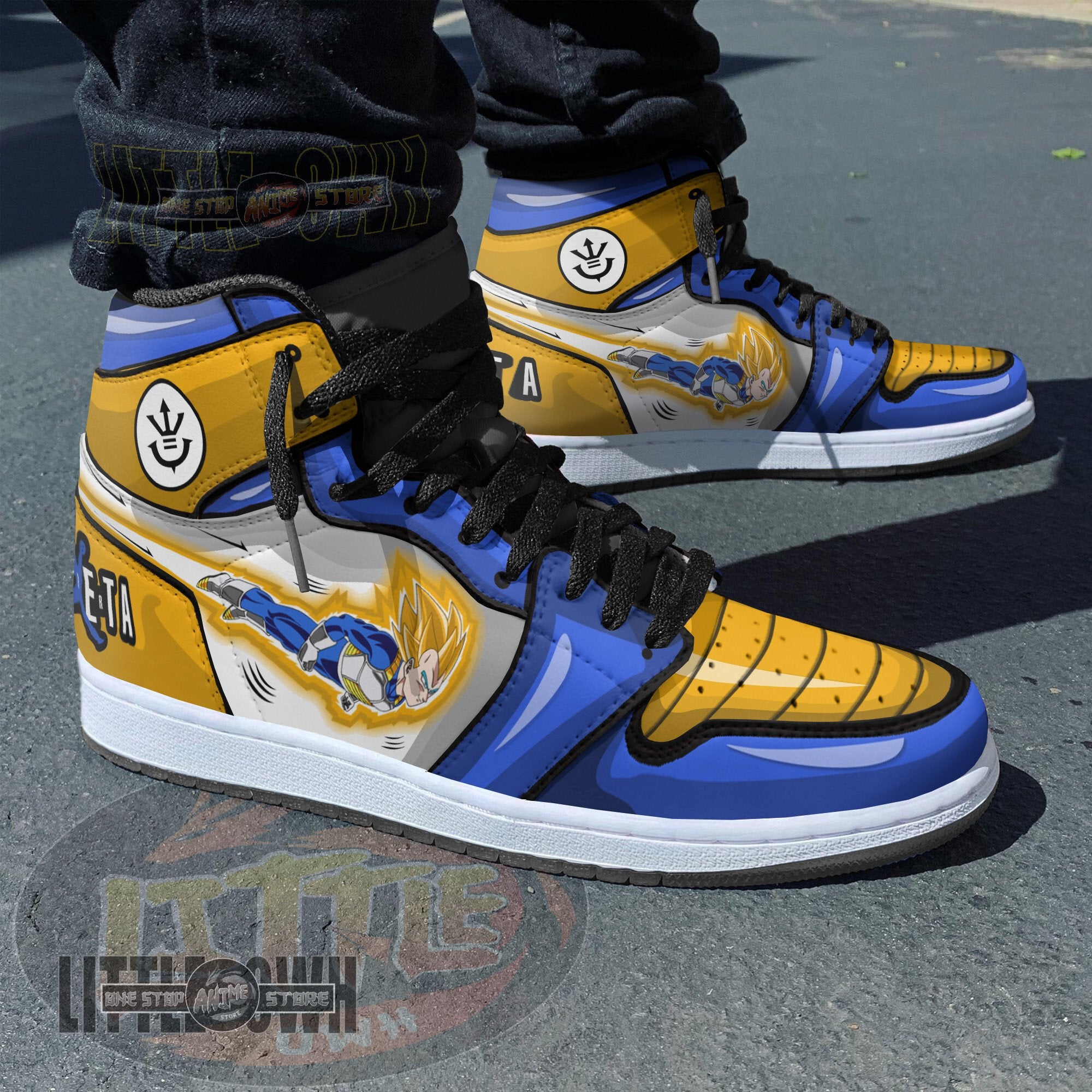 Ideafootwear Vegeta AJ1 High Sneakers Shoes For Men And Women
