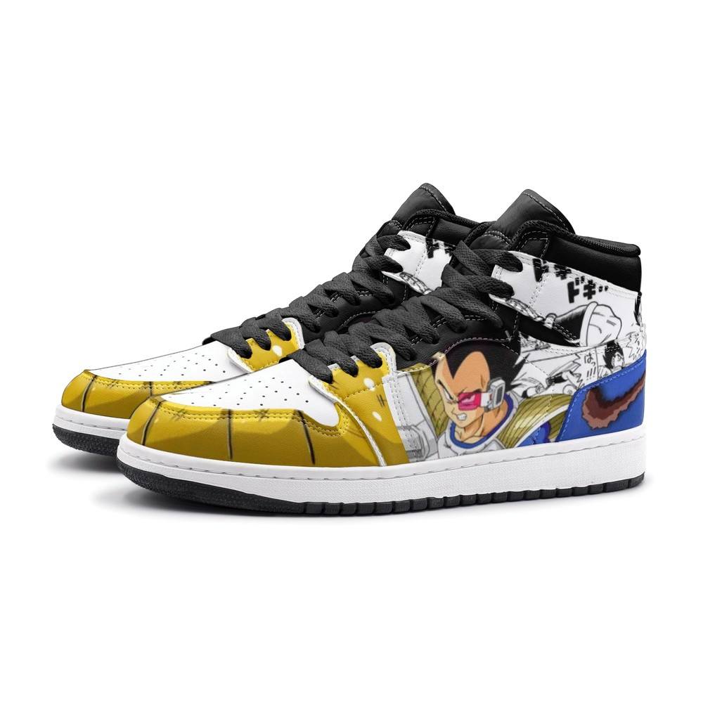 Ideafootwear Vegeta And Nappa Dragon Ball Z AJ1 High Sneakers Shoes For Men And Women