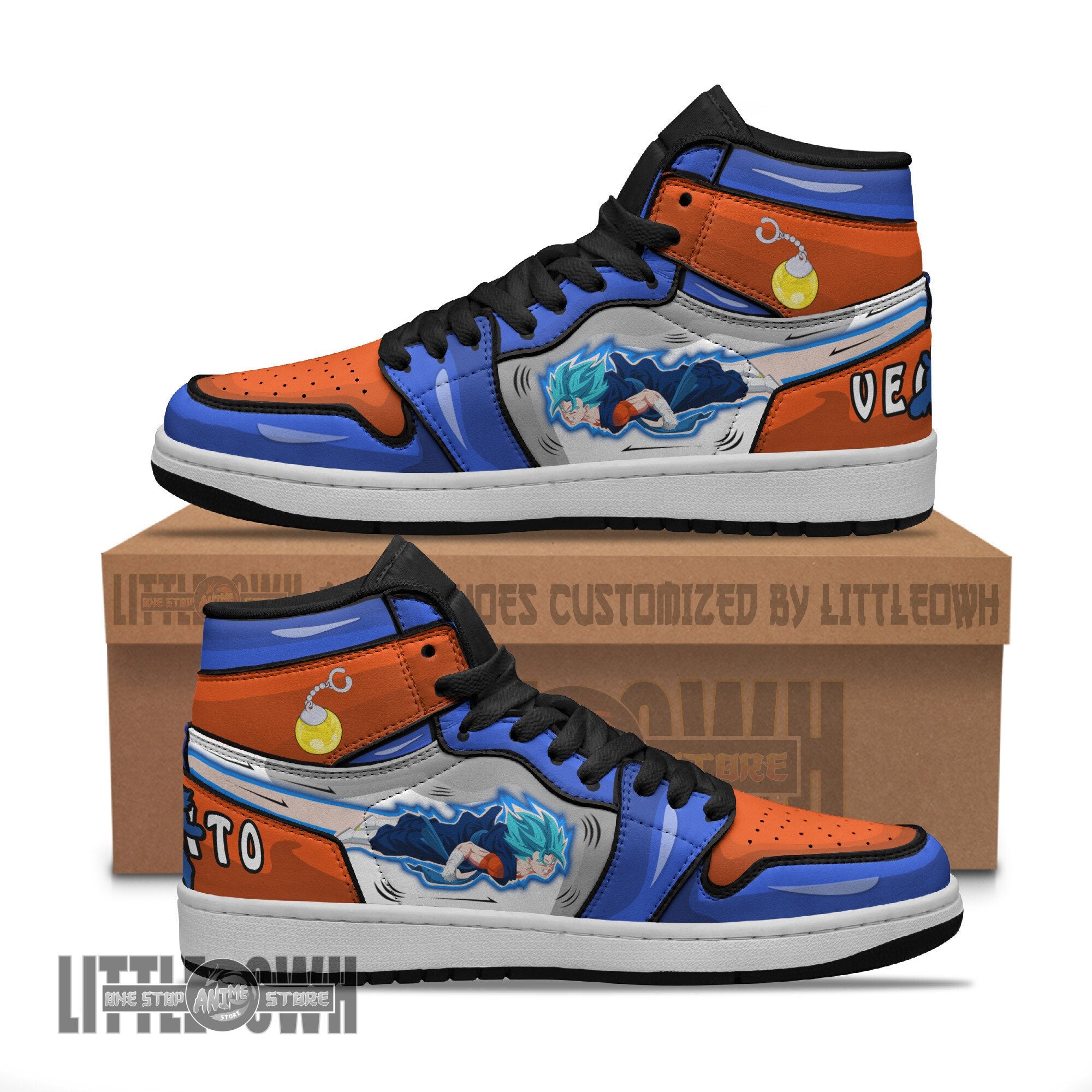 Ideafootwear Vegito AJ1 High Sneakers Shoes For Men And Women