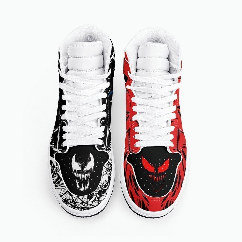 Ideafootwear Venom Carnage AJ1 High Sneakers Shoes For Men And Women
