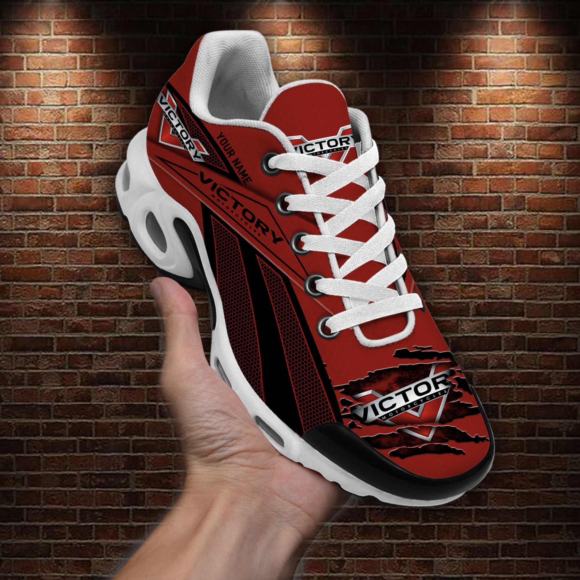 Ideafootwear Victory Motorcycles TN Shoes Sneakers For Men And Women