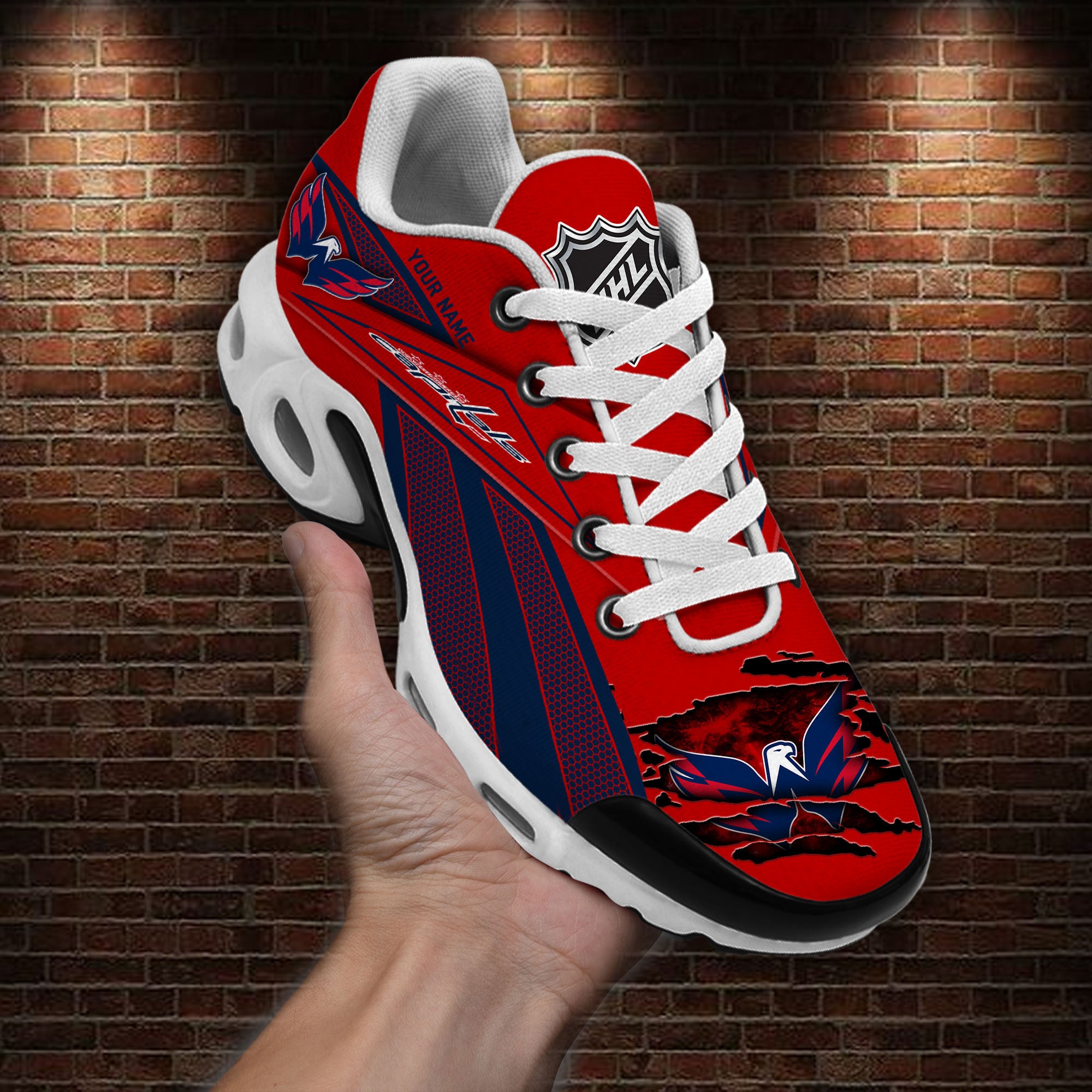 Ideafootwear Washington Capitals TN Shoes Sneakers For Men And Women