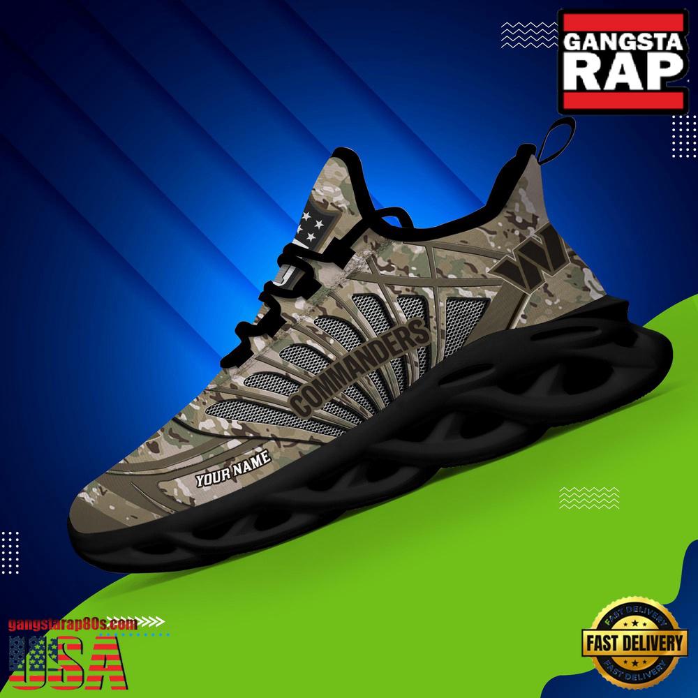 Ideafootwear Washington Commanders Max Soul Shoes Sneakers For Men And Women