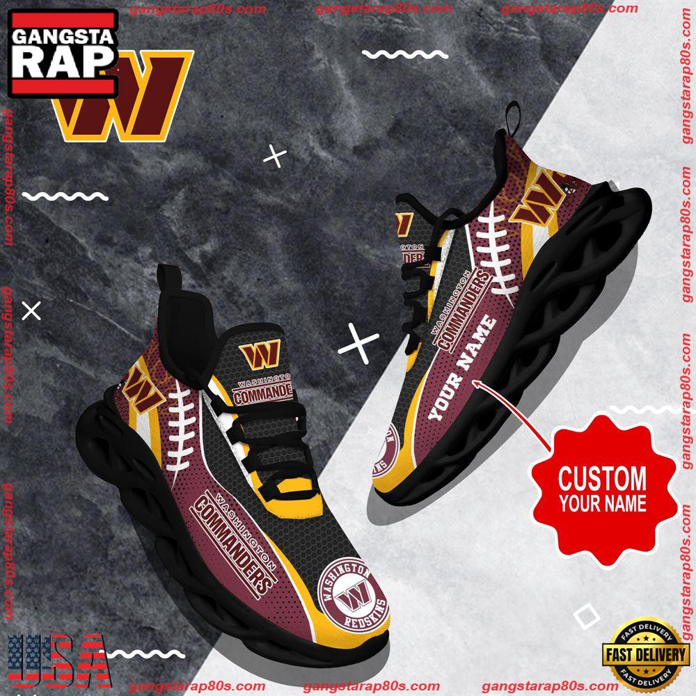 Ideafootwear Washington Commanders Max Soul Shoes Sneakers For Men And Women