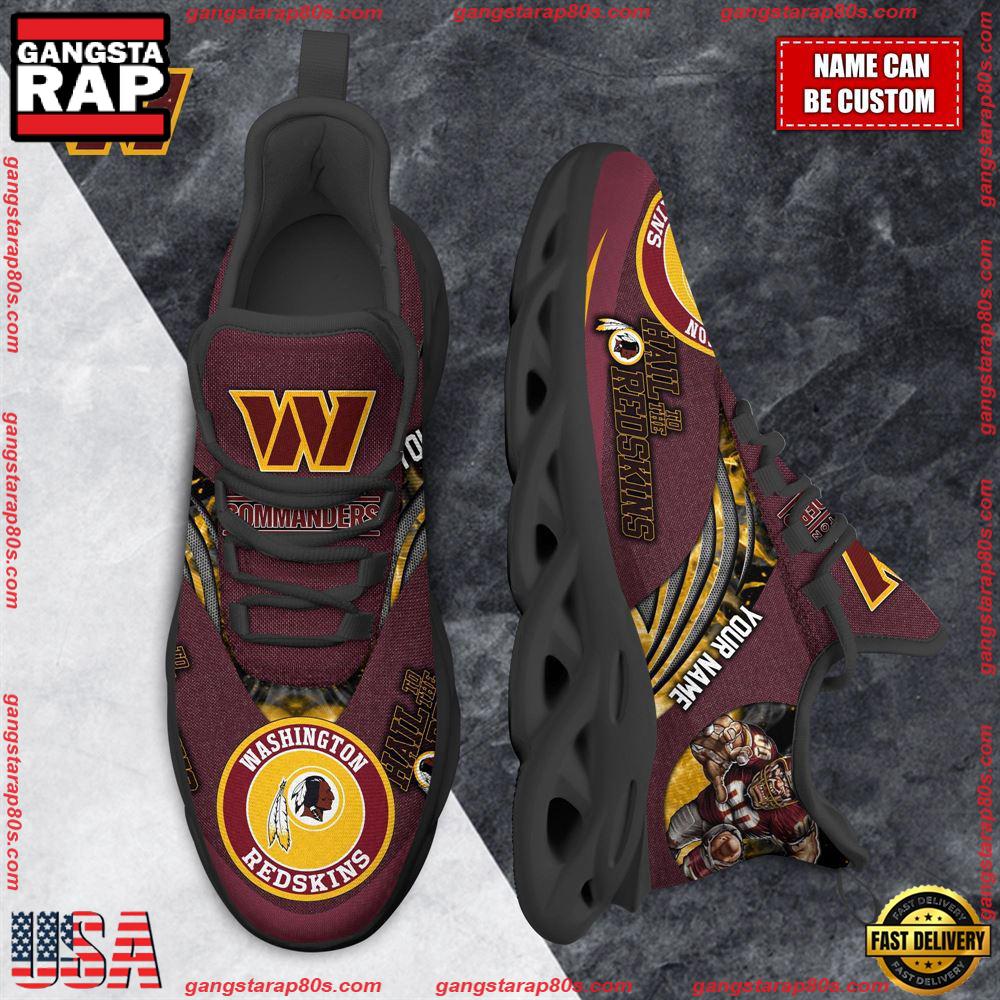 Ideafootwear Washington Commanders Max Soul Shoes Sneakers For Men And Women