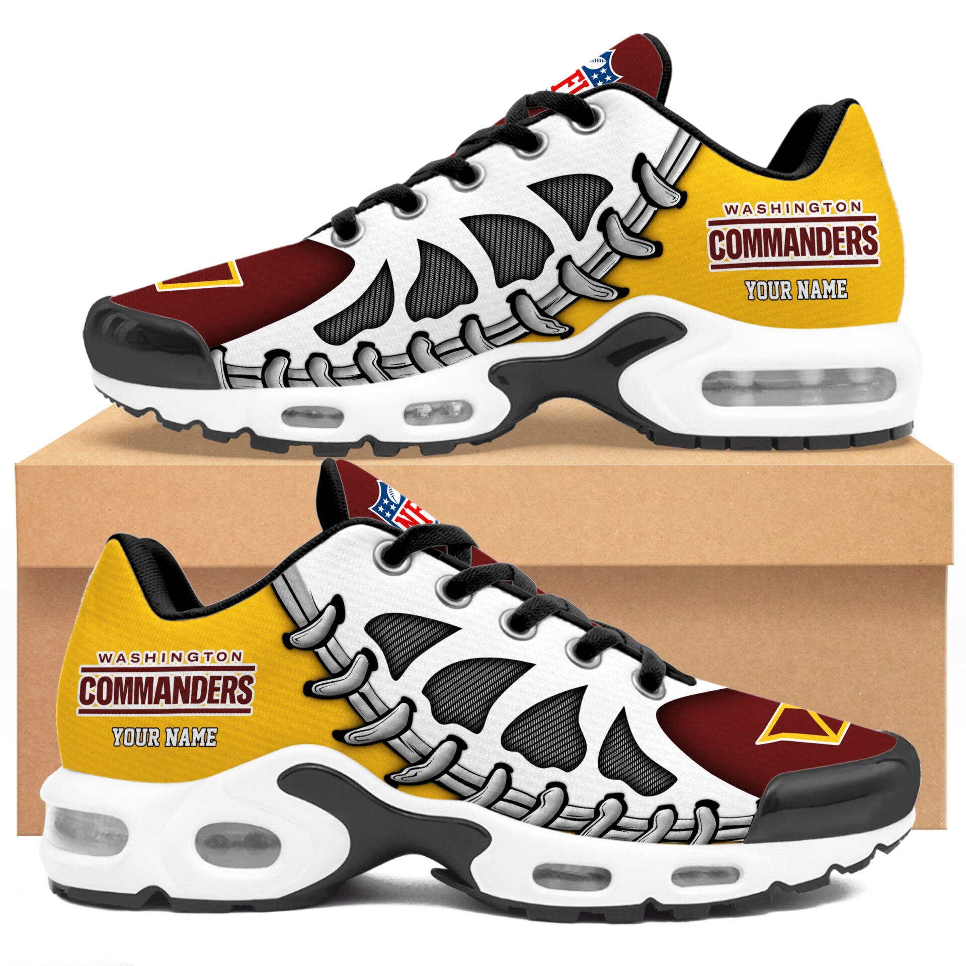 Ideafootwear Washington Commanders TN Shoes Sneakers For Men And Women