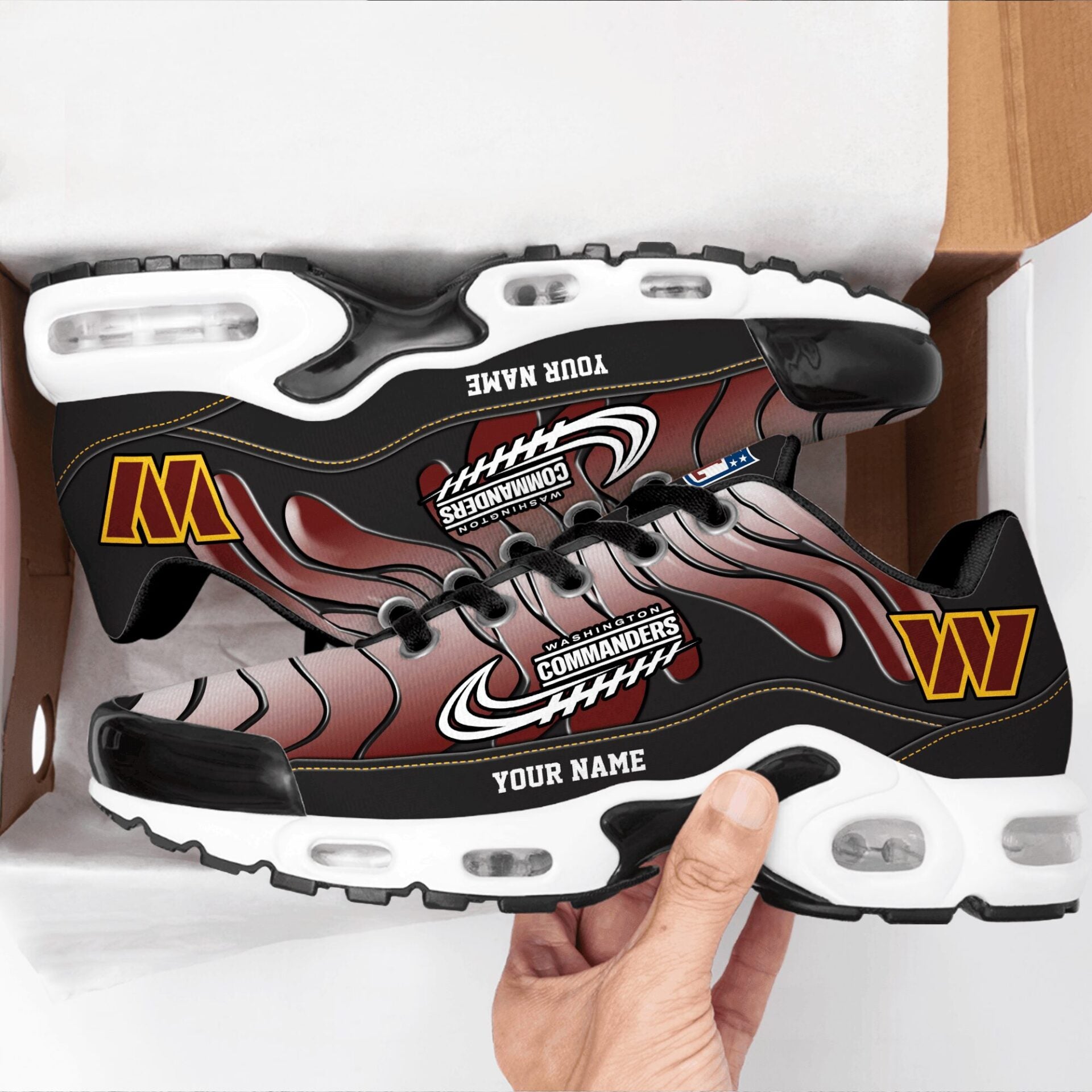 Ideafootwear Washington Commanders TN Shoes Sneakers For Men And Women