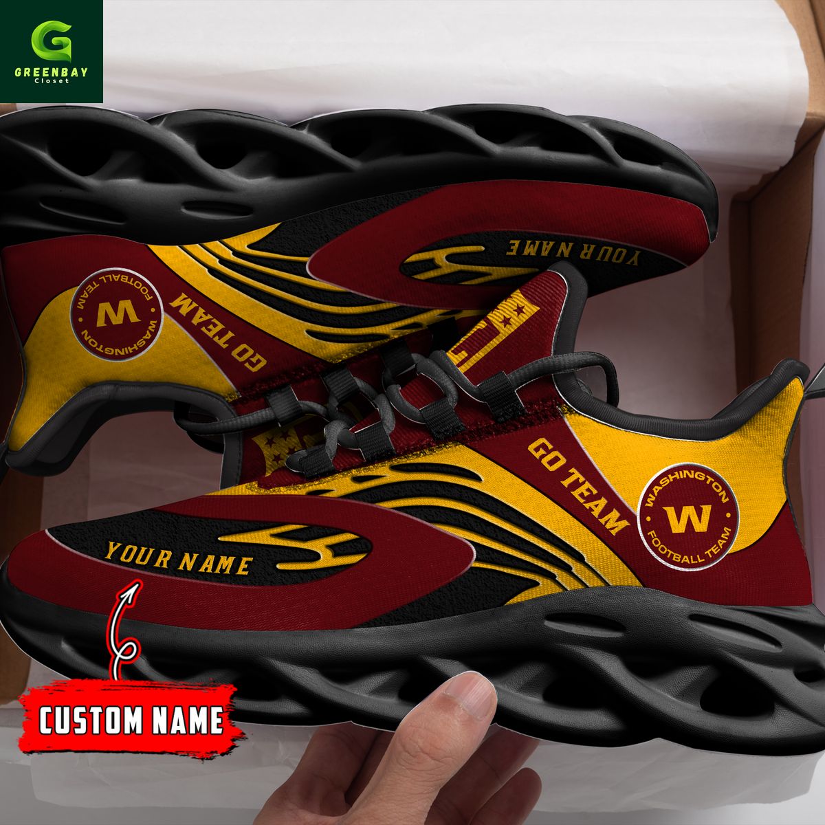 Ideafootwear Washington Football Team Max Soul Shoes Sneakers For Men And Women