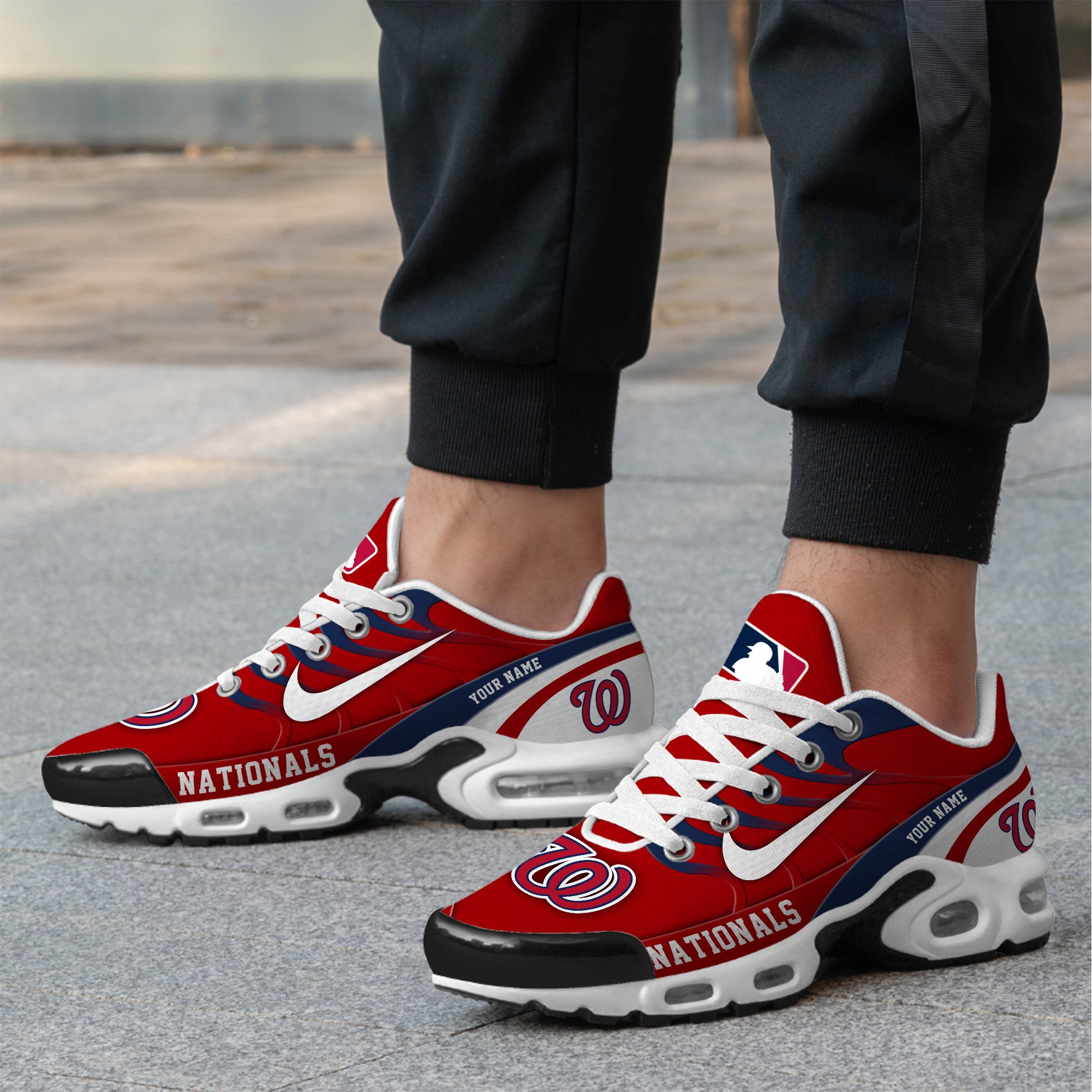 Ideafootwear Washington Nationals TN Shoes Sneakers For Men And Women