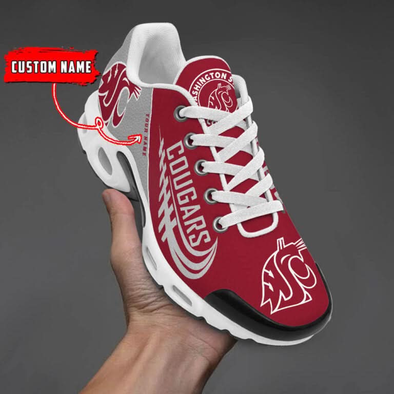 Ideafootwear Washington State Cougars TN Shoes Sneakers For Men And Women