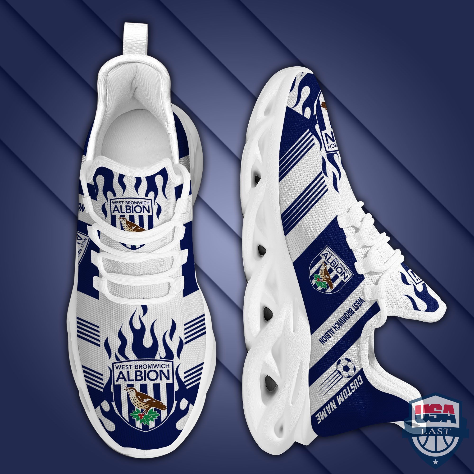 Ideafootwear West Bromwich Albion Max Soul Shoes Sneakers For Men And Women