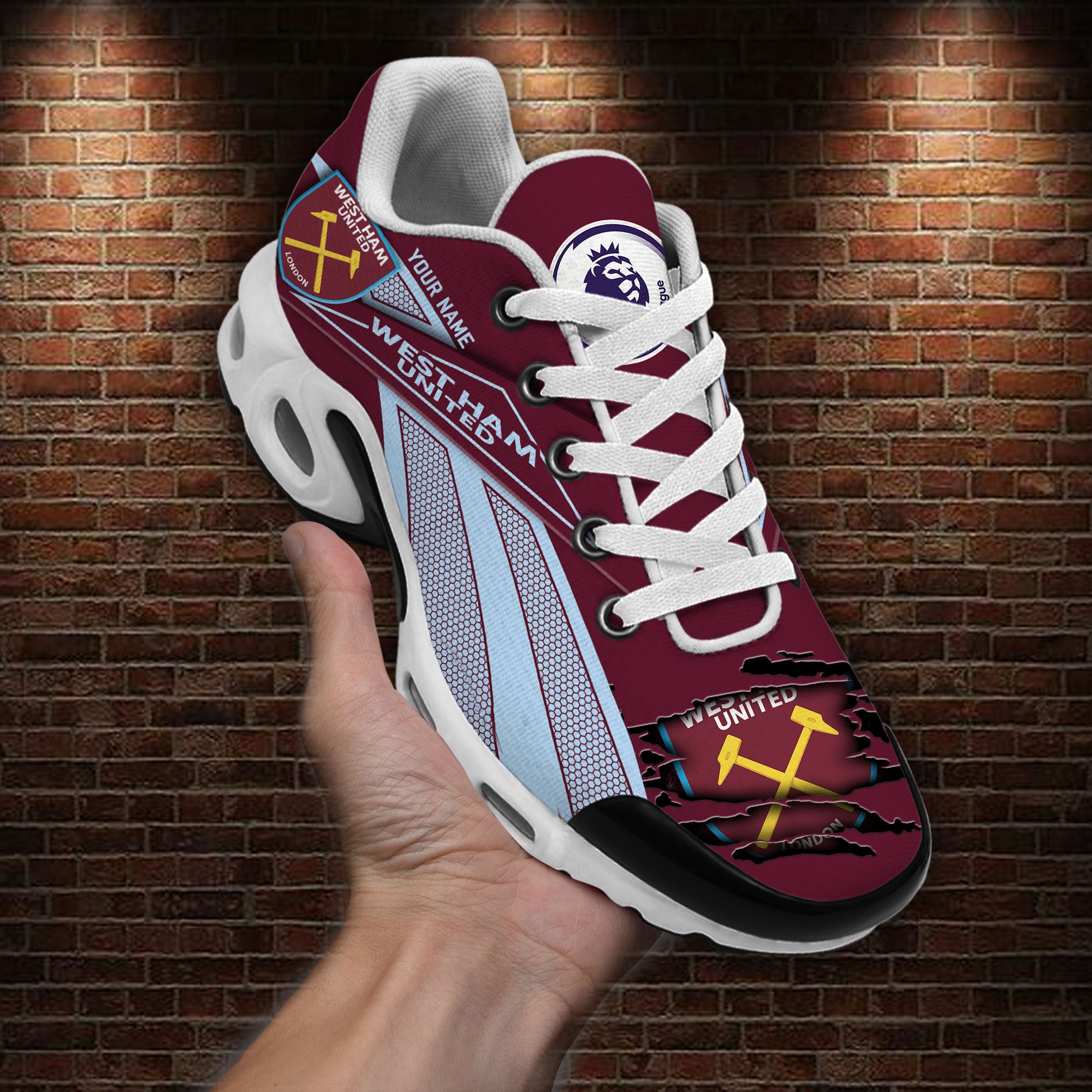 Ideafootwear West Ham United F.C TN Shoes Sneakers For Men And Women