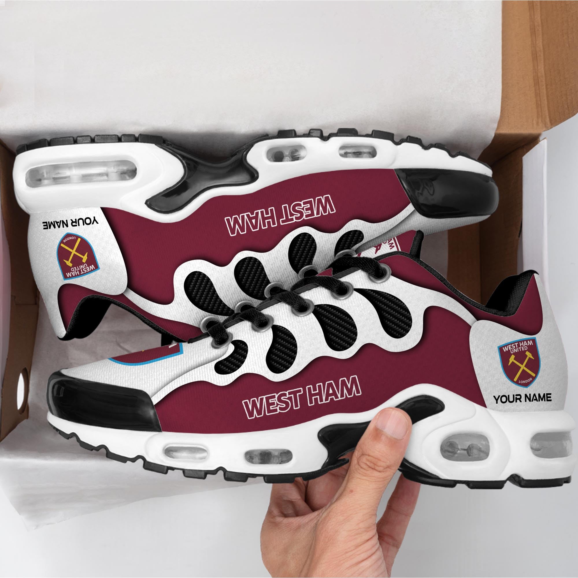 Ideafootwear West Ham United TN Shoes Sneakers For Men And Women